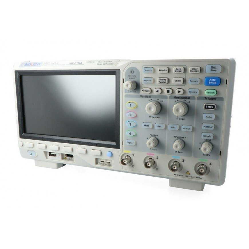 Siglent SDS 1104X-E 100 MHz oscilloscope, 4 channels – 3
