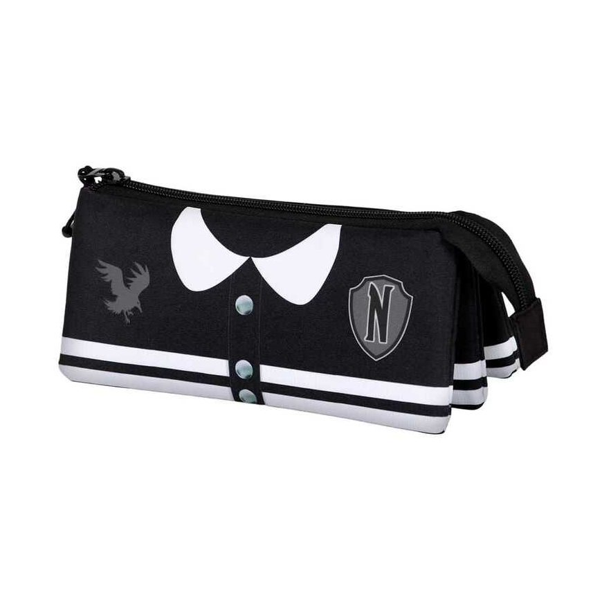 Karactermania Wednesday Varsity triple pencil case – 3