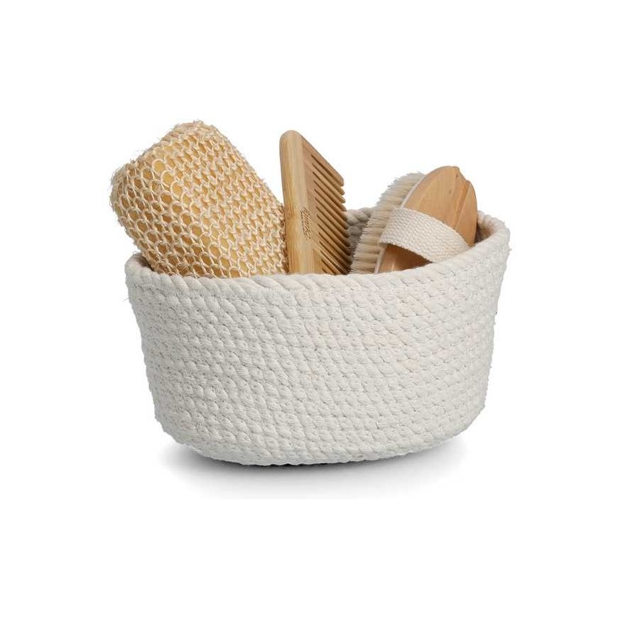 Zeller Set of cotton baskets in various sizes, 3 pcs. – 4