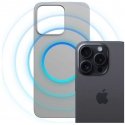 Dėklas 3MK Hardy MagSilicone skirtas Apple iPhone 16 Pro titano spalvos