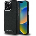 Karl Lagerfeld textured PU repeating 'MagSafe' case for iPhone 16 Pro Max (black) Karl Lagerfeld textured PU repeating 'MagSafe' case for iPhone 16 Pro Max (black)