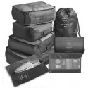 ATL Travel Cosmetic Organizer 8-piece black ATL Travel Cosmetic Organizer 8-piece black