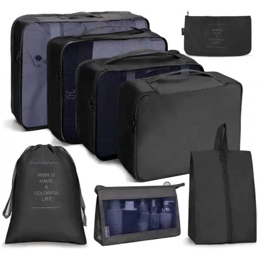 ATL Travel Cosmetic Organizer 8-piece black – 3