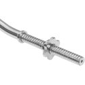 Spēcīgi izliekta stieņa, stieņa garums 30 mm, 120 cm, svars 5.6 kg, maksimāli 170 kg, REBEL ACTIVE Spēcīgi izliekta stieņa, stieņa garums 30 mm, 120 cm, svars 5.6 kg, maksimāli 170 kg, REBEL ACTIVE