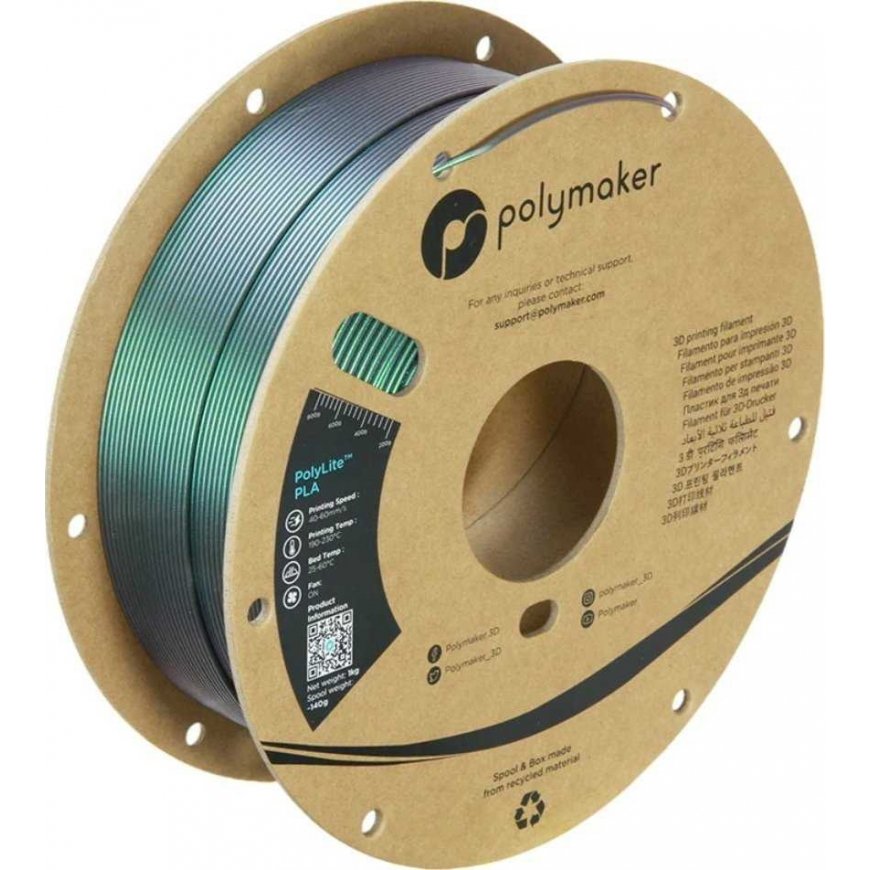Polymaker Polimaker PolyLite PLA Starlight - 1kg - 1,75mm - Kometa – 3