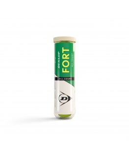Tеннисные мячики Dunlop Fort All Court, 4 шт., экологичные