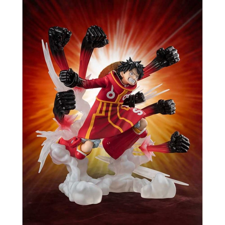 Tamashii Nations One Piece Monkey D Luffy Gum Gum Hawk Gatling Extra Battle S.H. Figuarts Zero figure 15cm – 2