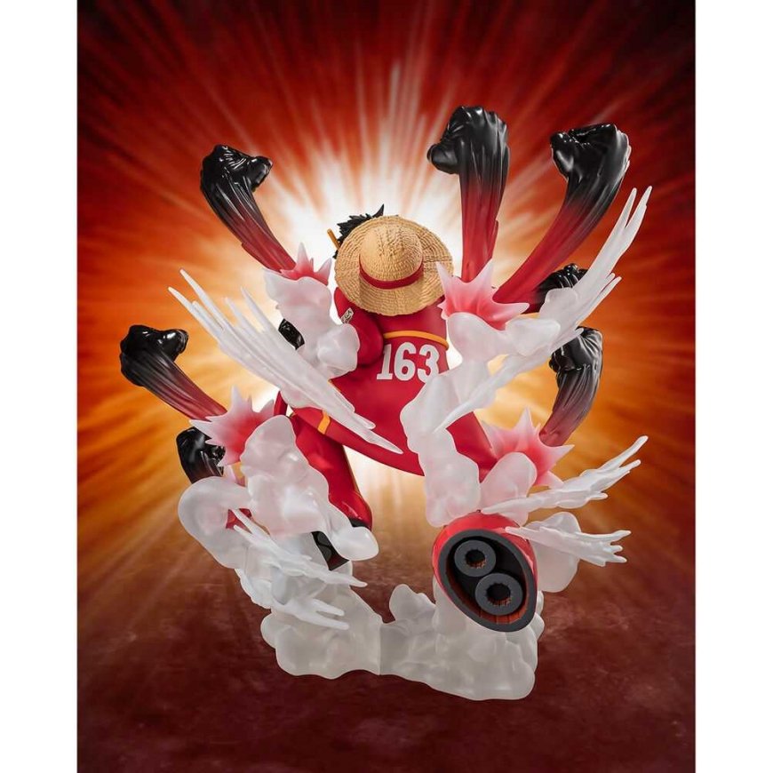 Tamashii Nations One Piece Monkey D Luffy Gum Gum Hawk Gatling Extra Battle S.H. Figuarts Zero figure 15cm – 3