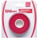 Wilson Absorbx Overgrip satīnas, 3 iepakojumi, sarkans Wilson Absorbx Overgrip satīnas, 3 iepakojumi, sarkans