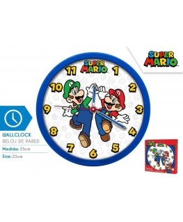 Bērnu licencēšanas Super Mario sienas pulkstenis