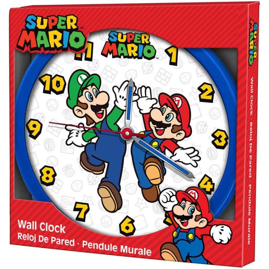 Lasten lisensointi Super Mario seinäkello – 2