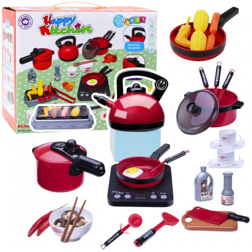 Lean Toys Lasten keittiöleikkisetti 36 kpl. – 2