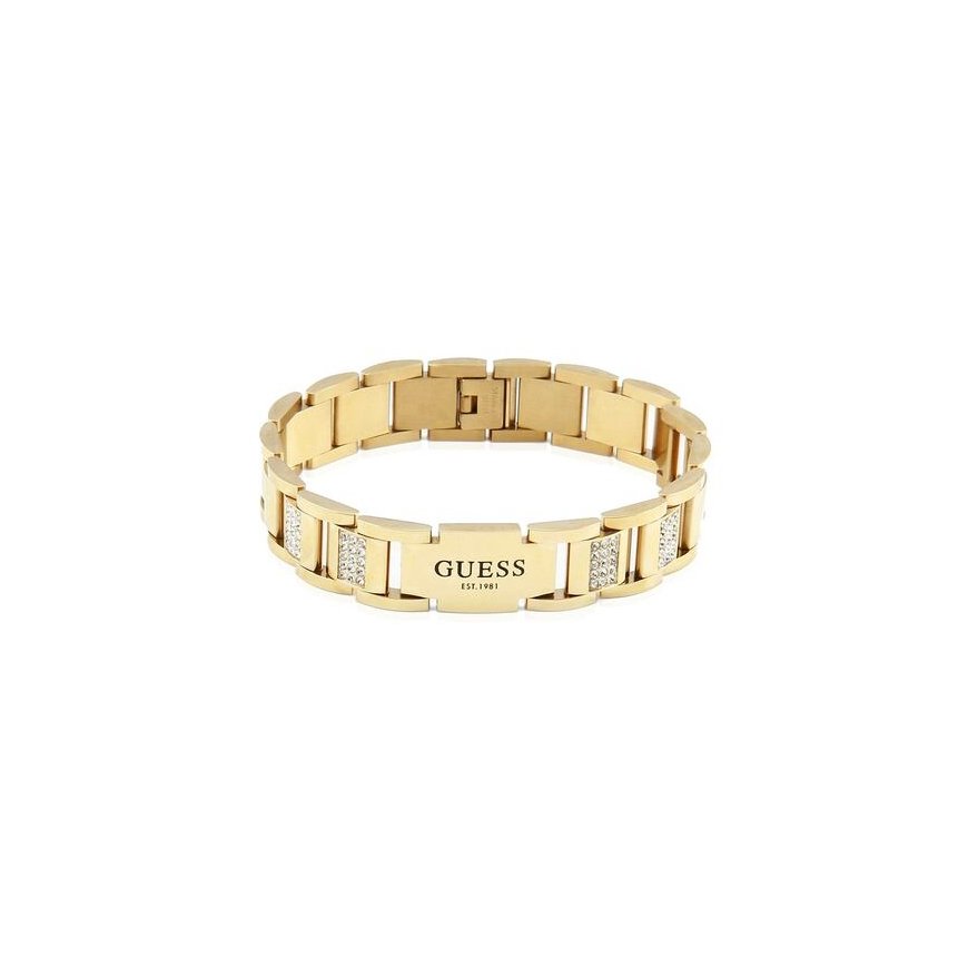 Guess Frontiers Fashion gold-plated bracelet JUMB01341JWYGT/U