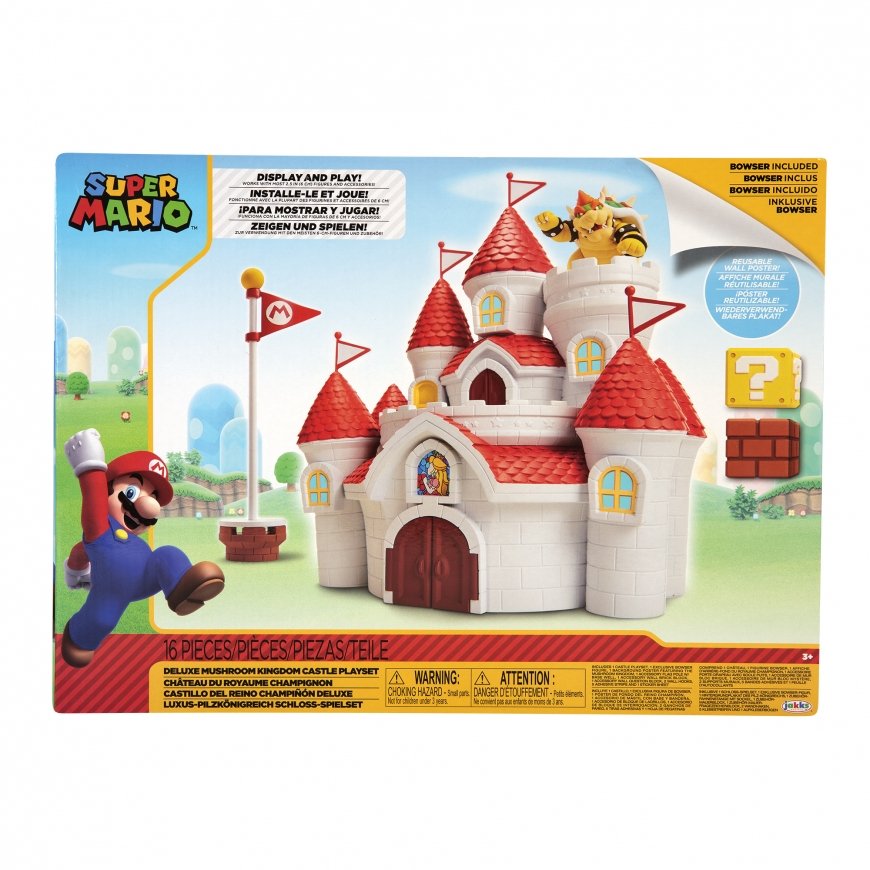 JAKKS Pacific Nintendo Deluxe Mushroom Kingdom Castle – 3