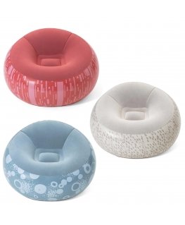 Bestway 75052 blue inflatable pouf chair