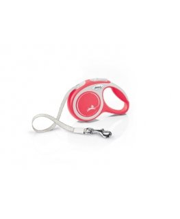 Flexi New Comfort XS Tape 3 m Красный Универсальная вытяжной поводок