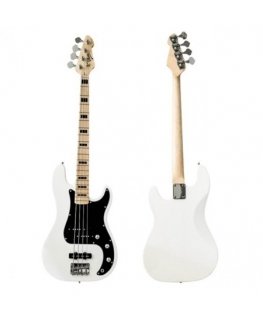Electric bass guitar V-TONE PJB46 WH white 4/4