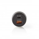 Nedis CCPD30W100BK PDA/mobīlo telefonu lādētājs Viedtālrunis Melns Cigāru šķiltavas Ātrā uzlāde Auto Nedis CCPD30W100BK PDA/mobīlo telefonu lādētājs Viedtālrunis Melns Cigāru šķiltavas Ātrā uzlāde Auto