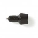Nedis CCPD30W100BK PDA/mobīlo telefonu lādētājs Viedtālrunis Melns Cigāru šķiltavas Ātrā uzlāde Auto Nedis CCPD30W100BK PDA/mobīlo telefonu lādētājs Viedtālrunis Melns Cigāru šķiltavas Ātrā uzlāde Auto