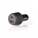 Nedis CCPD30W100BK PDA/mobīlo telefonu lādētājs Viedtālrunis Melns Cigāru šķiltavas Ātrā uzlāde Auto Nedis CCPD30W100BK PDA/mobīlo telefonu lādētājs Viedtālrunis Melns Cigāru šķiltavas Ātrā uzlāde Auto