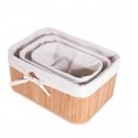 Hs Decoration Bamboo storage baskets, accessory containers
