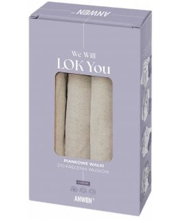Anwen „We Will Lok You“ putplasčio plaukų suktukai, 4 vnt.