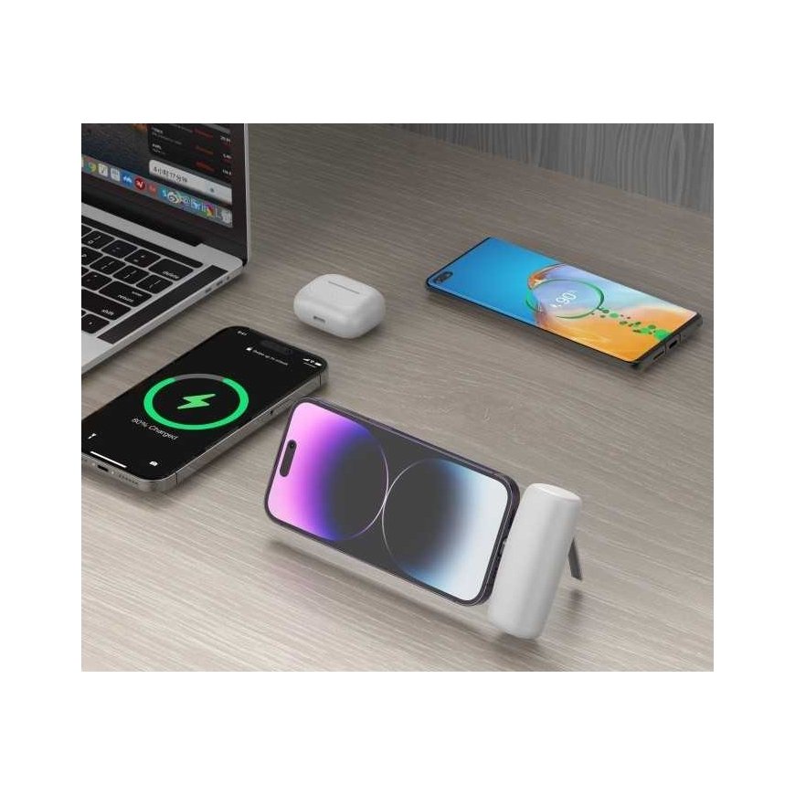 „Rebeltec Powerbank P5 PLUG-IN“ (5000 mAh 10 W) otsene ühendamine telefoni kaudu USB-C pessa – 3