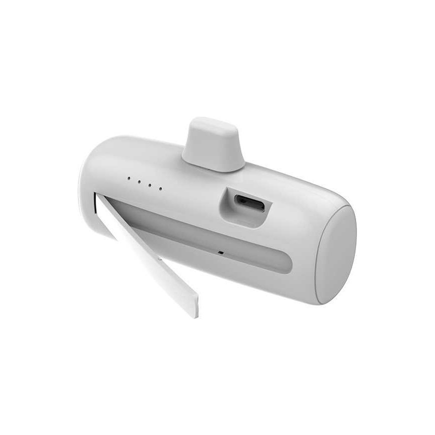 „Rebeltec Powerbank P5 PLUG-IN“ (5000 mAh 10 W) otsene ühendamine telefoni kaudu USB-C pessa – 4