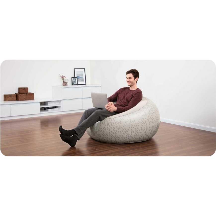 Bestway 75052 red inflatable pouf chair – 5