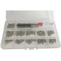 OEM M2/M2.5/M3 ruuvisarja - 350 kpl. OEM M2/M2.5/M3 ruuvisarja - 350 kpl.