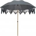 2 m PATIO solid parasol with lace 2 m PATIO solid parasol with lace
