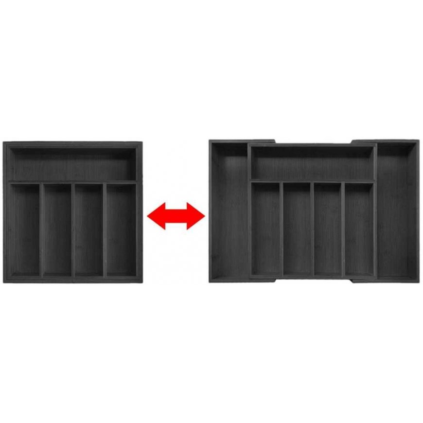 King Hoff BAMBUKINIS DRAWER INSERT KINGHOFF KH-1745 BLACK – 2