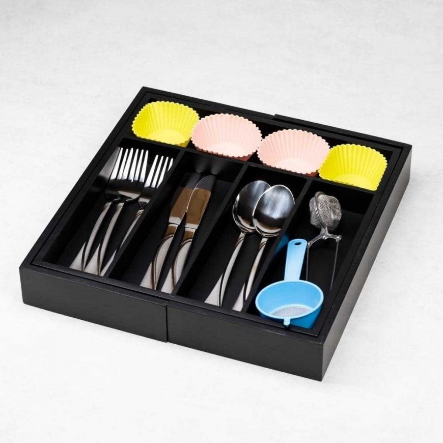 King Hoff BAMBUKINIS DRAWER INSERT KINGHOFF KH-1745 BLACK – 4