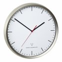 TFA-Dostmann 60.3521.02 Seina- ja lauakell Ümmargune Hõbe, Valge TFA-Dostmann 60.3521.02 Seina- ja lauakell Ümmargune Hõbe, Valge