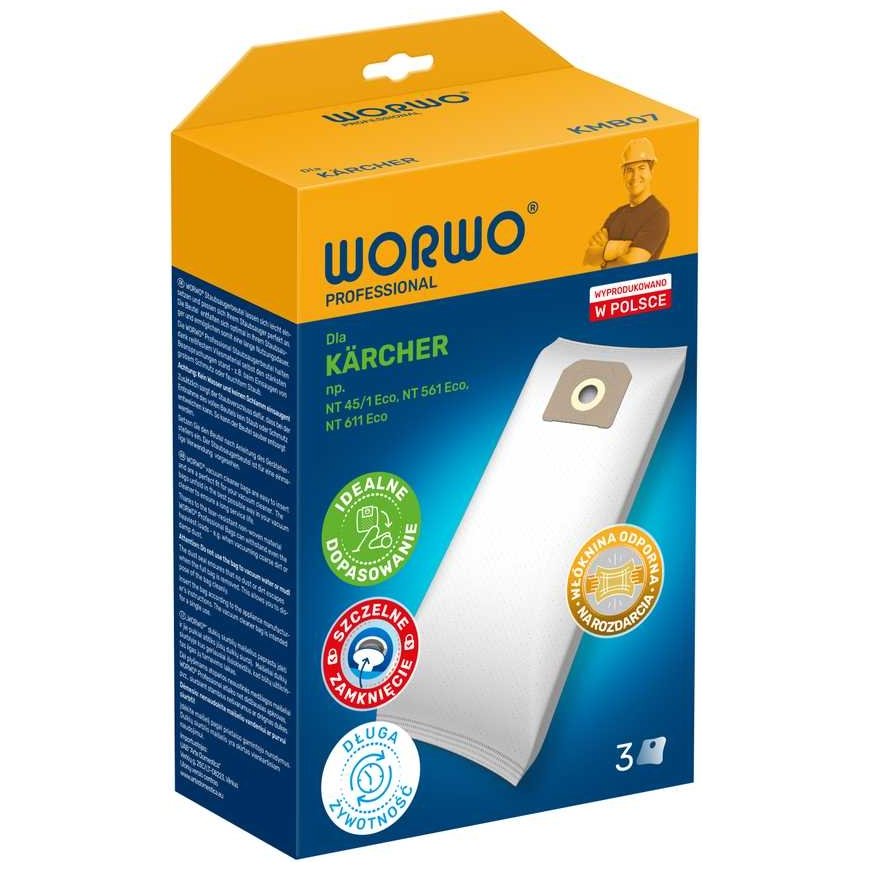 Melitta WORWO Vacuum cleaner bags KARCHER 6904208 / KMB07 – 2