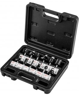 Grafīta karbīda koka griezēji, 6 mm kāts, 12 gab. komplekts