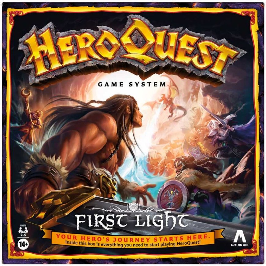 Hasbro Spāņu Hero Quest Pirmās Gaismas galda spēle