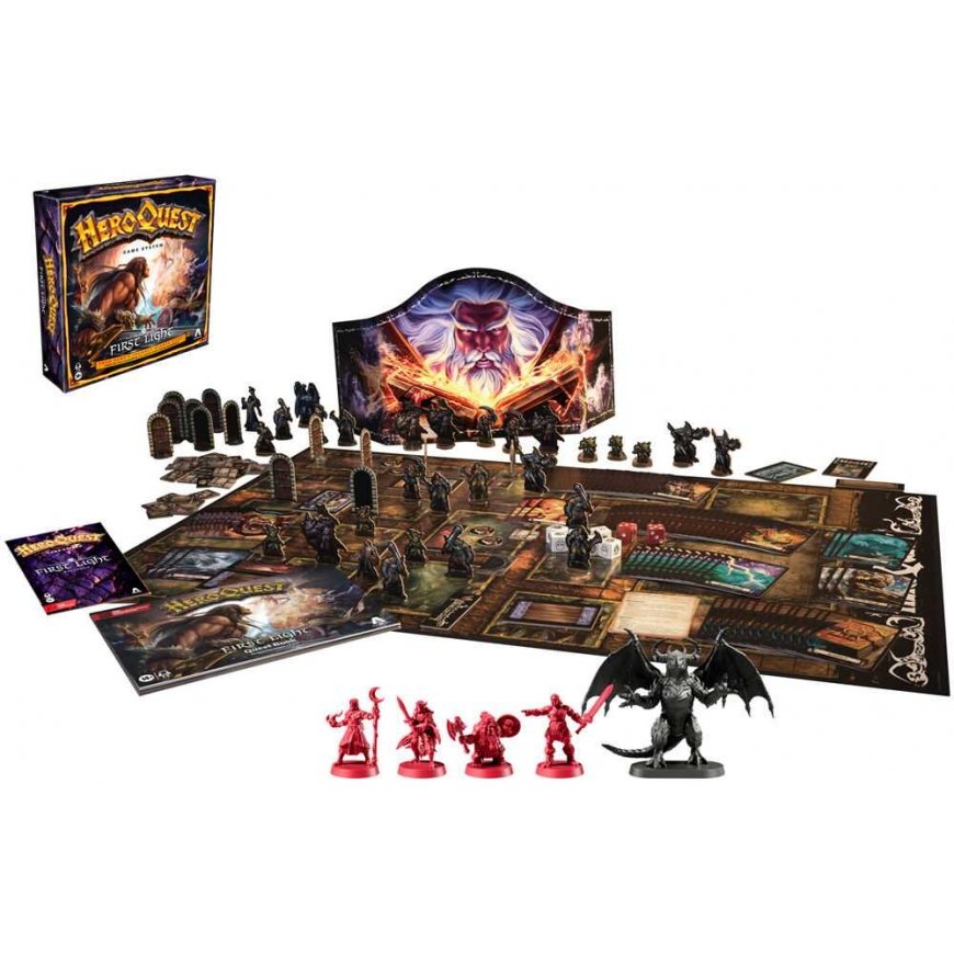 Hasbron espanjalainen Hero Quest First Light -lautapeli – 4