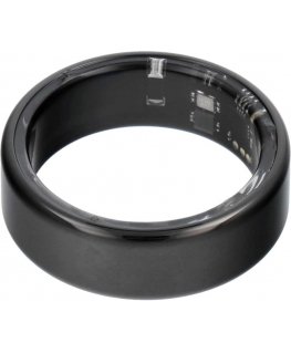 Oem Smart Ring R11M - smart steel ring with charging box Size 8 (18.1mm) black
