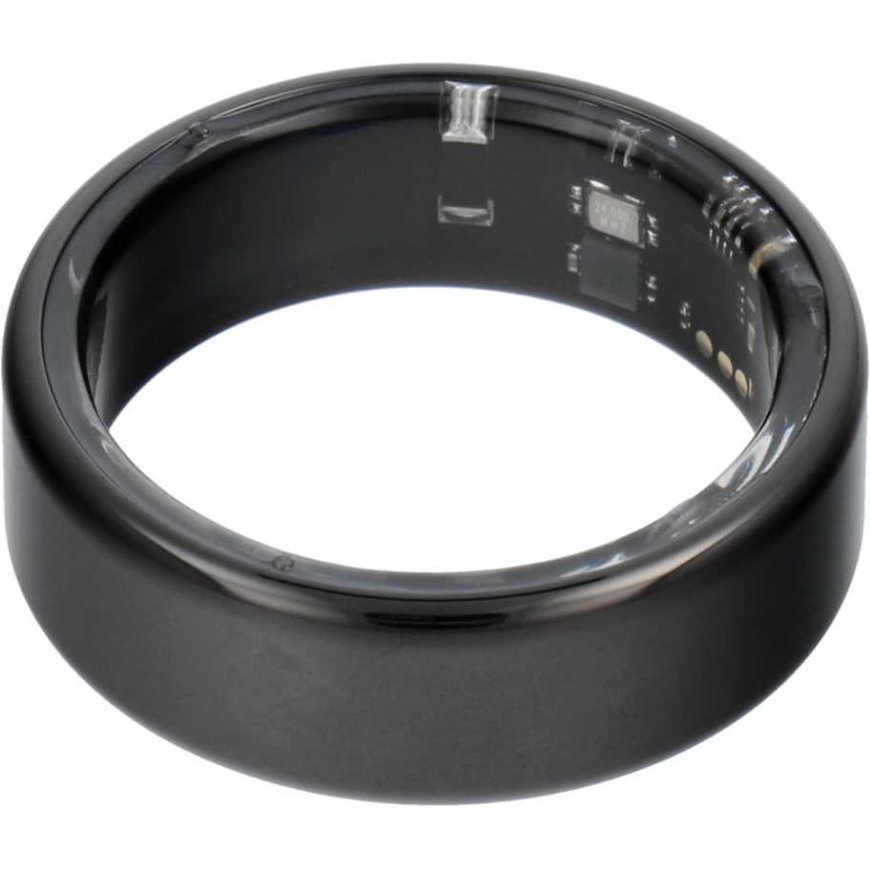 Oem Smart Ring R11M - älykäs teräksinen sormus latauskotelolla Koko 8 (18,1 mm) musta