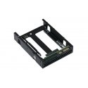 QNAP QDA-A2AR cieto disku uzglabāšanas sistēma HDD/SSD korpuss Melns 2.5" QNAP QDA-A2AR cieto disku uzglabāšanas sistēma HDD/SSD korpuss Melns 2.5"