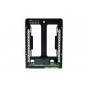 QNAP QDA-A2AR cieto disku uzglabāšanas sistēma HDD/SSD korpuss Melns 2.5" QNAP QDA-A2AR cieto disku uzglabāšanas sistēma HDD/SSD korpuss Melns 2.5"