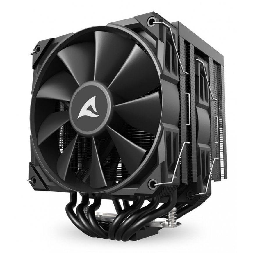 Sharkoon A60 Процессор Air cooler 12 cm Черный 1 шт