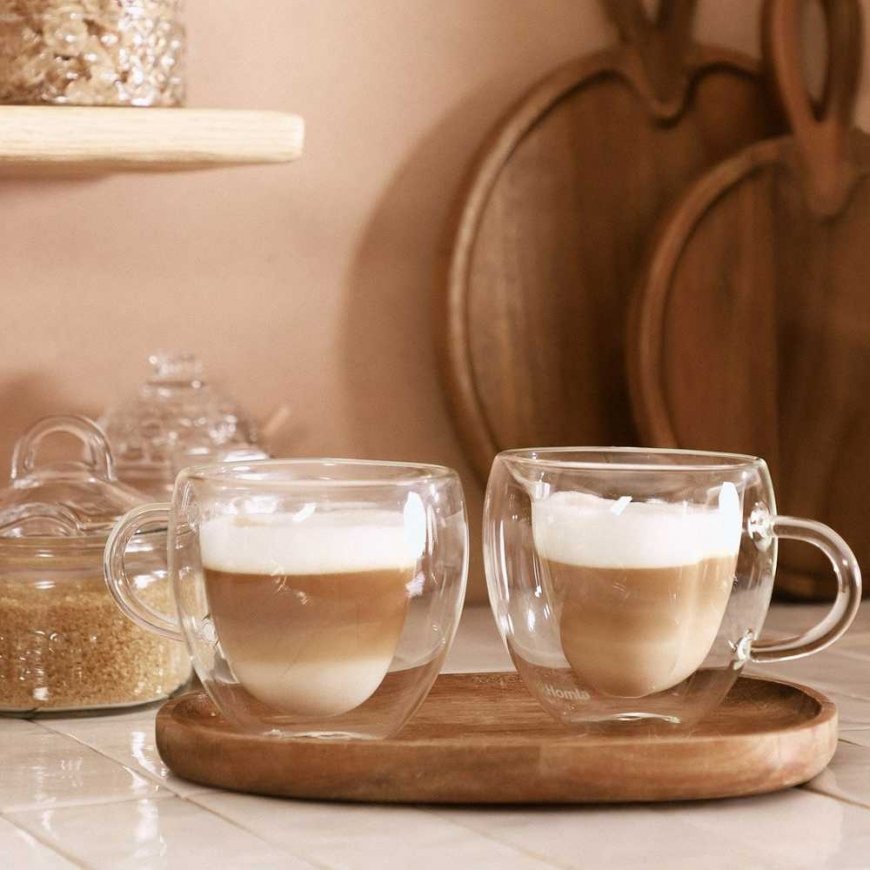 Puodeliai Homla CEMBRA Širdys, 2 vnt. x 300 ml