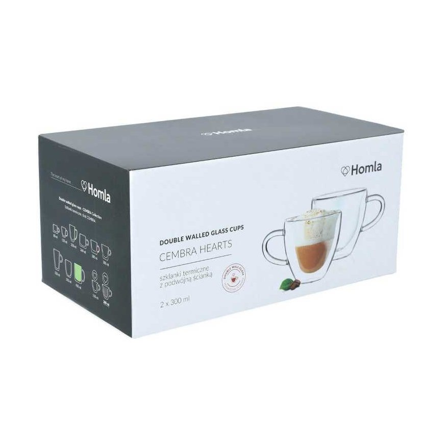Puodeli Homla CEMBRA Sirdis, 2 gab. x 300 ml – 5