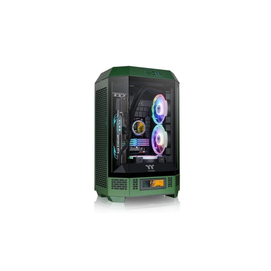 Thermaltake 300 Racing Green Micro Tower Roheline
