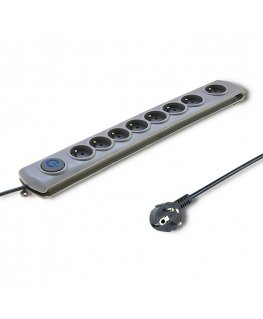Qoltec 50168 surge protector Grey 8 AC outlet(s) 230 V 3 m