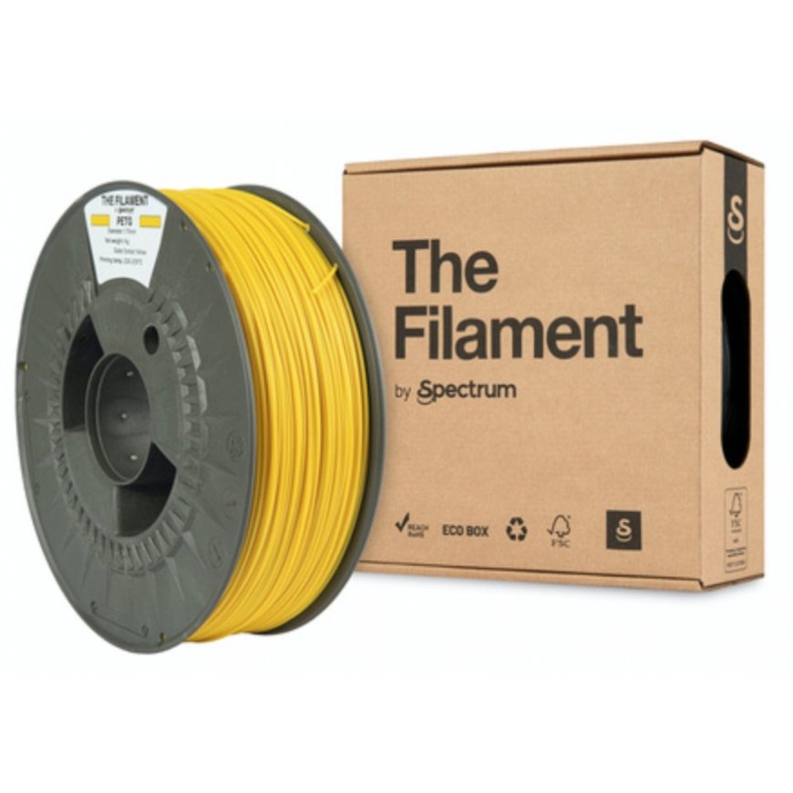 Spectrum Filaments TF-24023 3D printēšanas materiāls Polietilēna tereftalāta glikols (PETG) Dzeltens