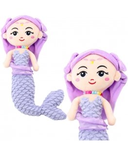 Игрушка Lean Toys Мягкая русалка с хвостом 32 см