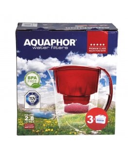 Aquaphor DZBANEK 2,8L AMETHYST+КПЛ.3 ФИЛЬТРУЮЩИХ КАРТРИДЖА B100-25 Baltas